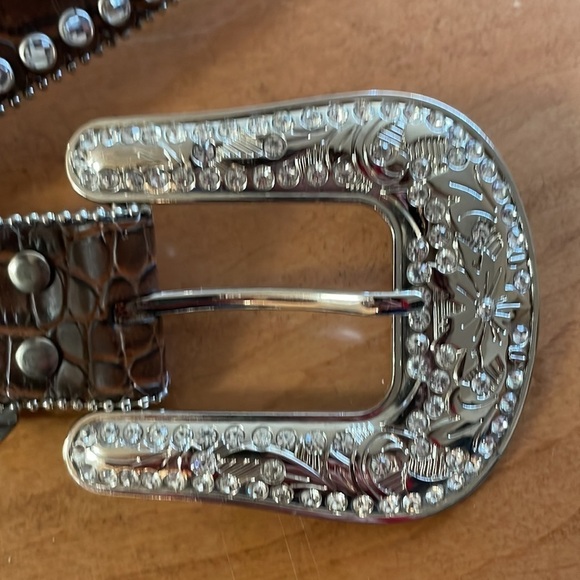 BLAZIN Roxx NWOT Genuine Leather Belt Size Medium main image 6